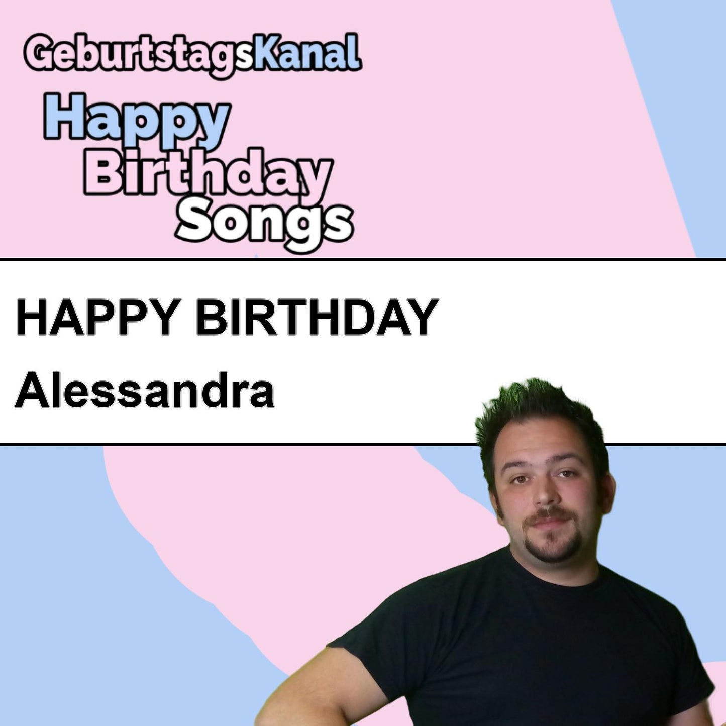 Produktbild Happy Birthday to you Alessandra mit Wunschgrußbotschaft