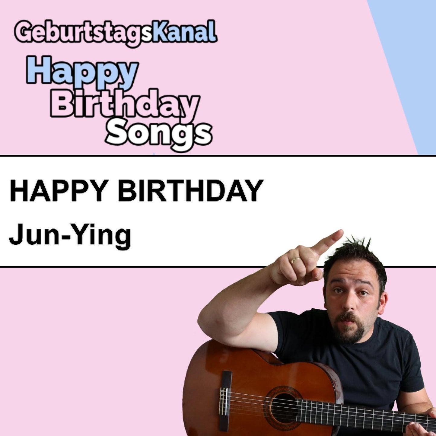 Produktbild Happy Birthday to you Jun-Ying mit Wunschgrußbotschaft