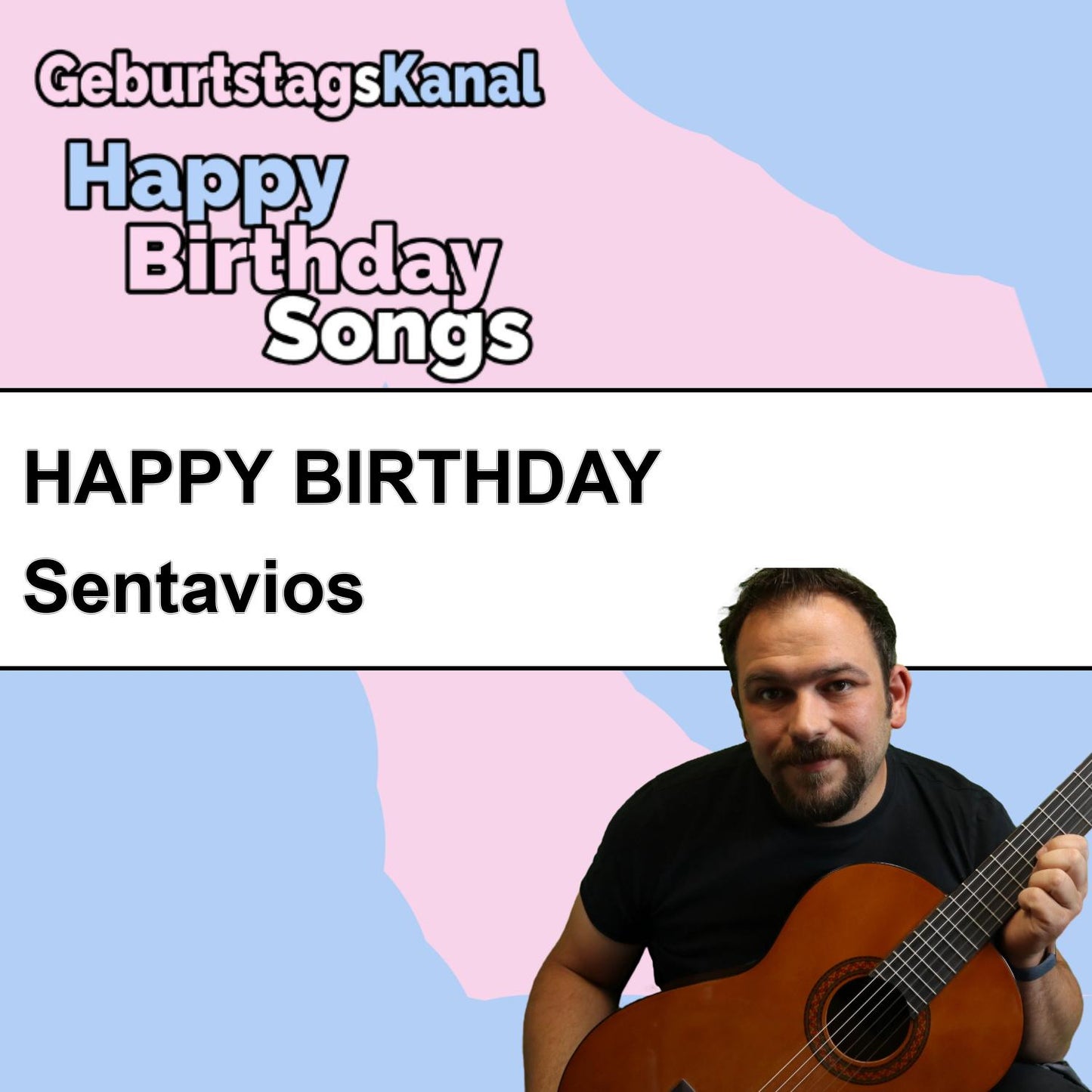 Produktbild Happy Birthday to you Sentavios mit Wunschgrußbotschaft