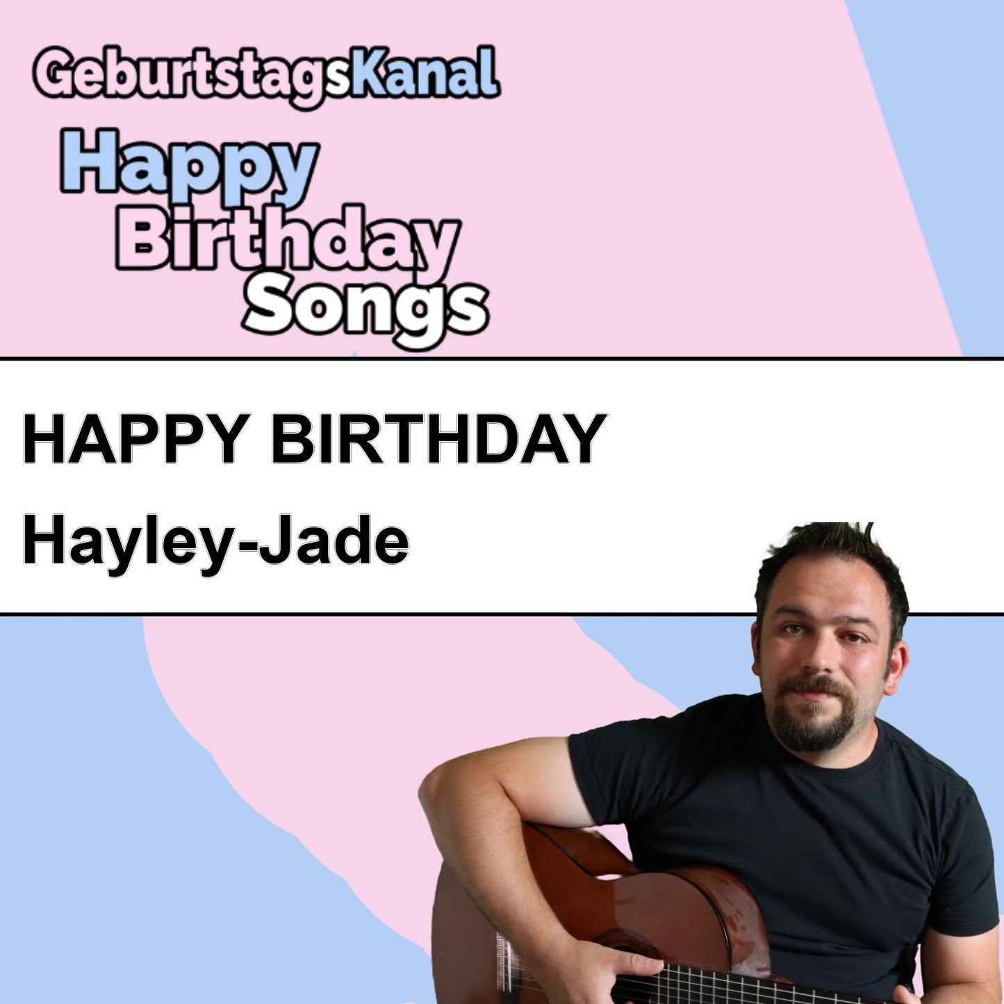 Produktbild Happy Birthday to you Hayley-Jade mit Wunschgrußbotschaft