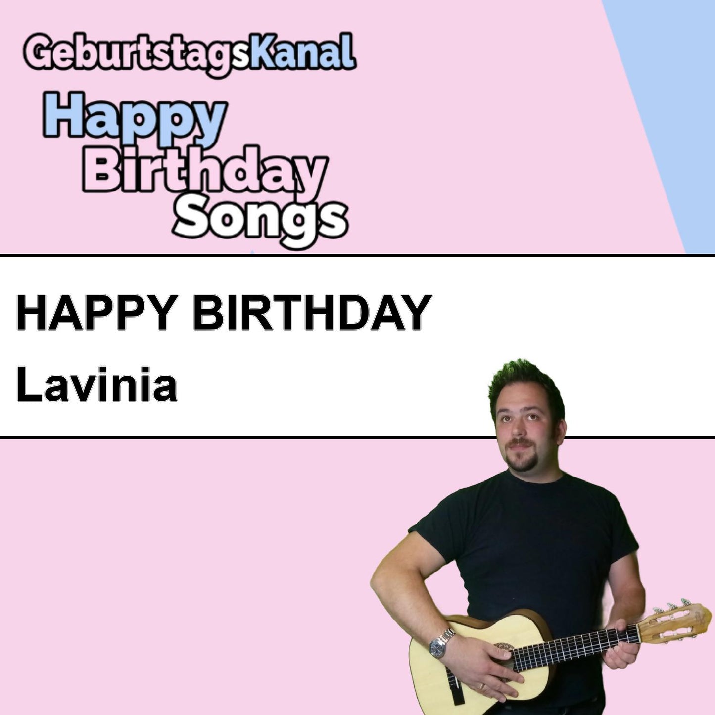 Produktbild Happy Birthday to you Lavinia mit Wunschgrußbotschaft